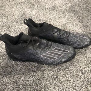 Size 13 black adidas adizero “young king” florals